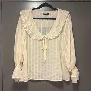 ZARA Sheer Blouse